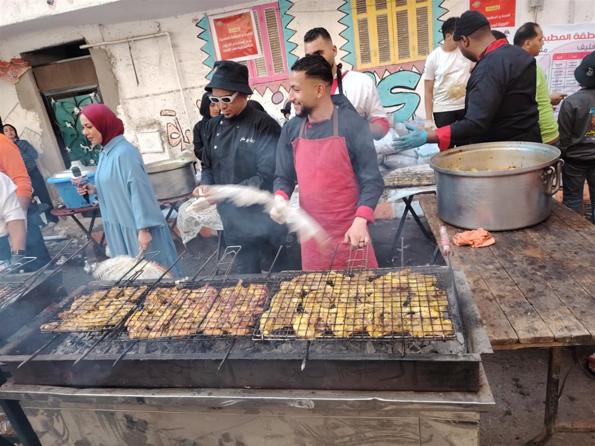 تحضيرات إفطار المطرية