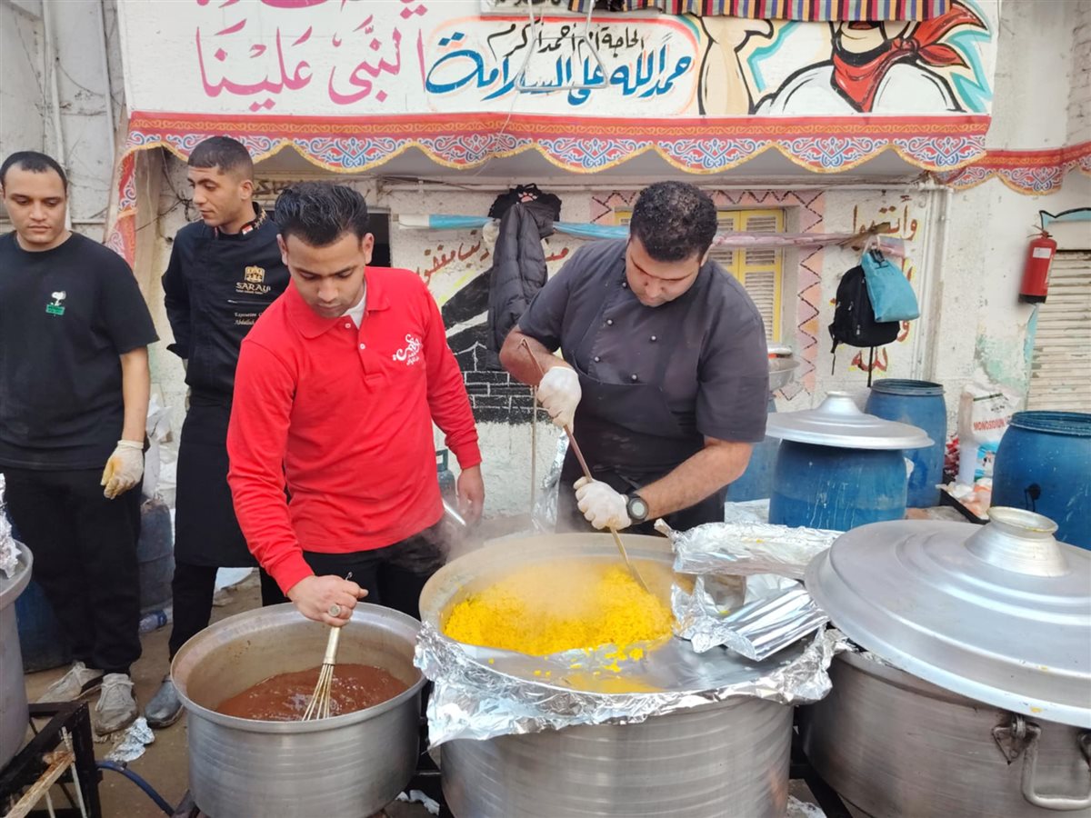 تحضيرات إفطار المطرية