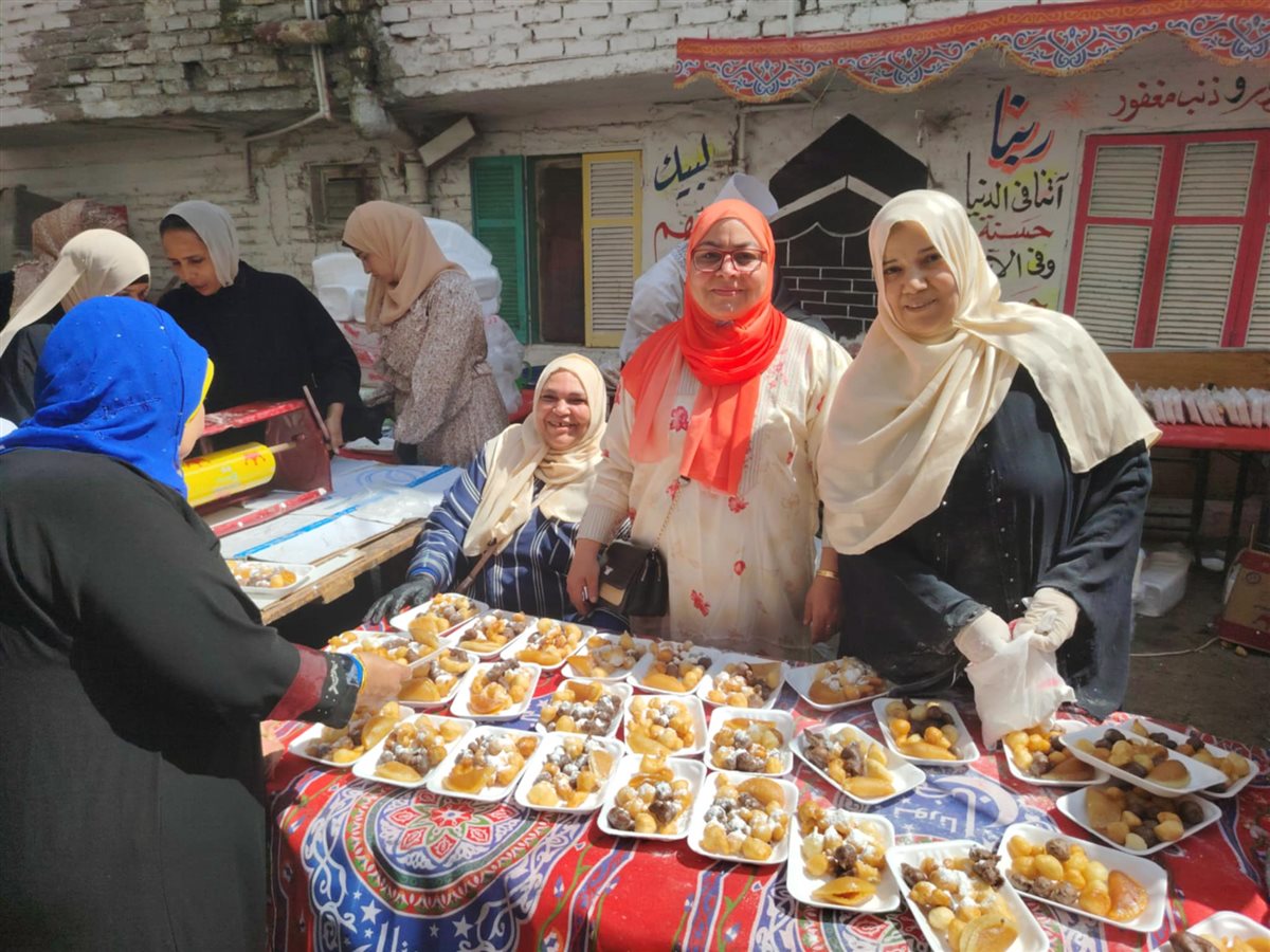 تحضيرات إفطار المطرية