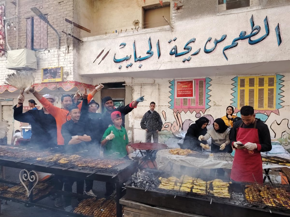 تحضيرات إفطار المطرية