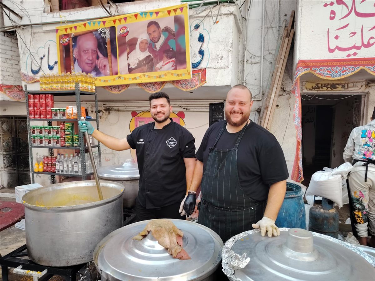 تحضيرات إفطار المطرية