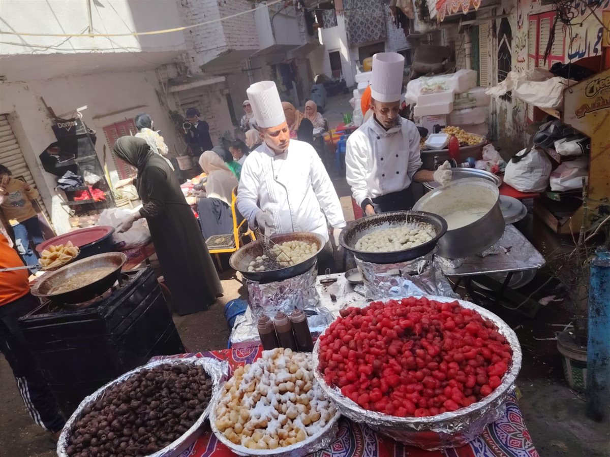 تحضيرات إفطار المطرية