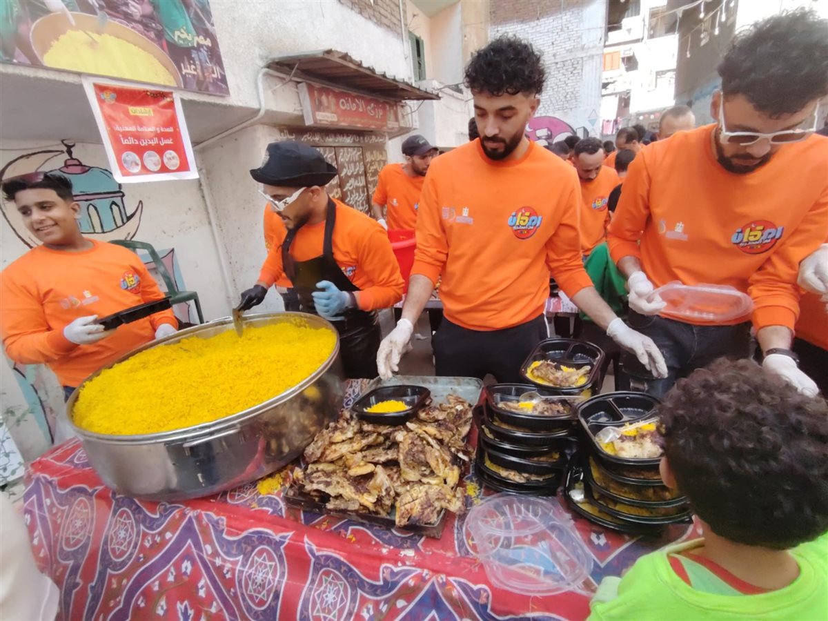 تحضيرات إفطار المطرية