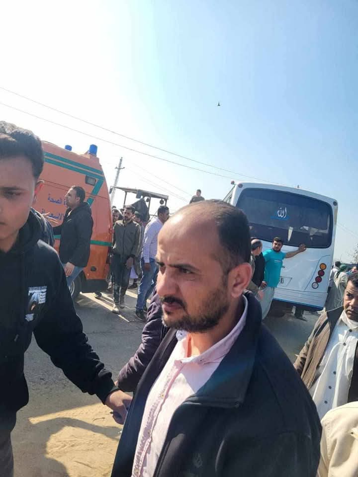 صور حادث المنوفية المروع