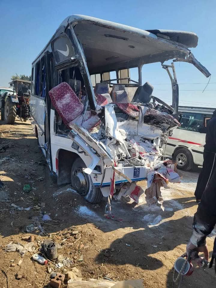 صور حادث المنوفية المروع