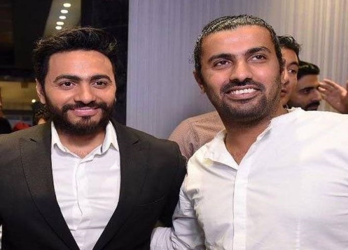 المخرج محمد سامي وتامر حسني
