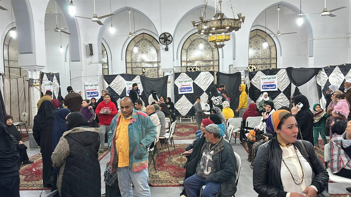 القافلة ضمت العديد من التخصصات الطبية