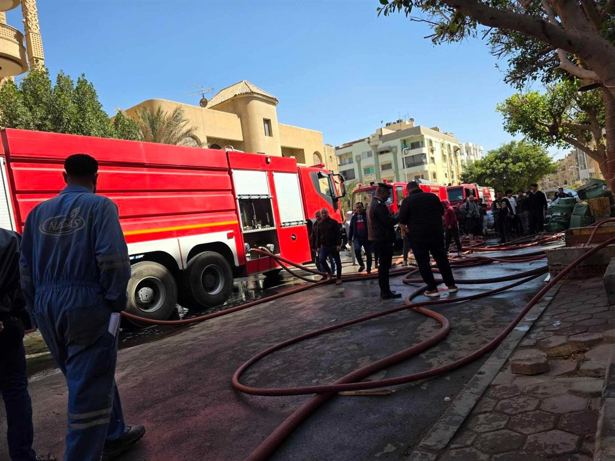 بالصور.. نشوب حريق داخل عقار بالمقطم من دون خسائر بشرية
