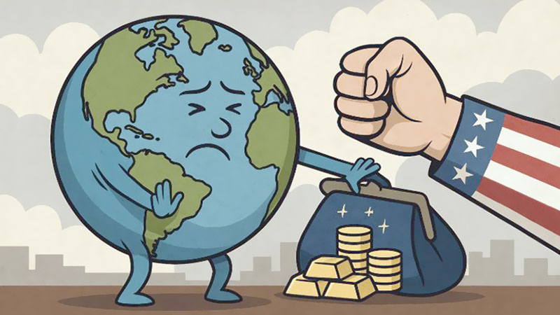 صورة تعبيرية عن الرسوم الجمركية باستخدام الذكاء الاصطناعى شات جى بى تي