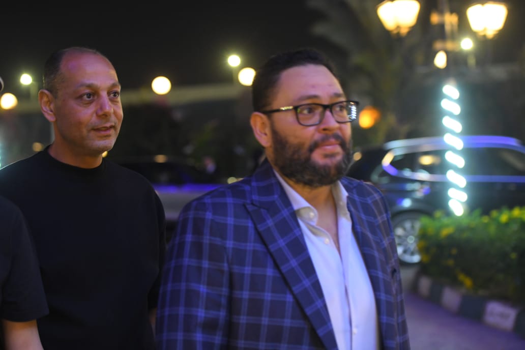 أحمد رزق من عزاء سليمان عيد