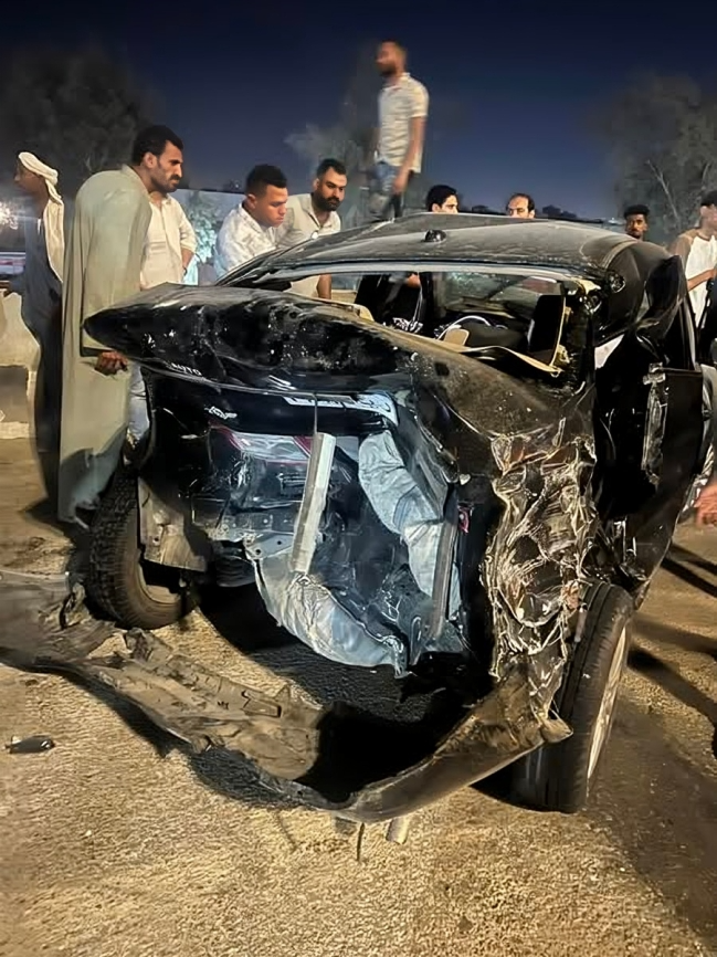 12 صورة من حادث الدئري المروع