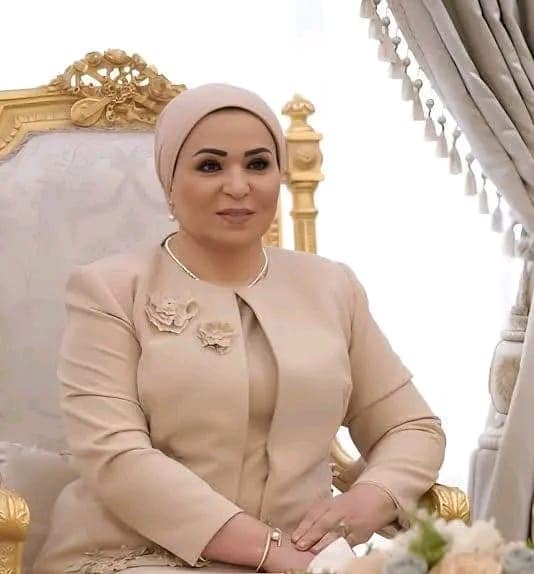 انتصار السيسي حرم فخامة رئيس الجمهورية عبد الفتاح السيسي
