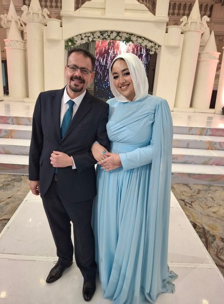 سما عادل مع والدها