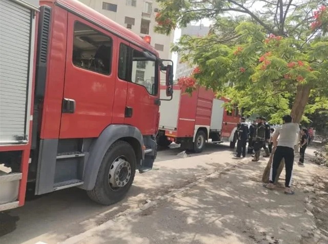 &nbsp;اندلاع حريق داخل فيلا بمصر الجديدة