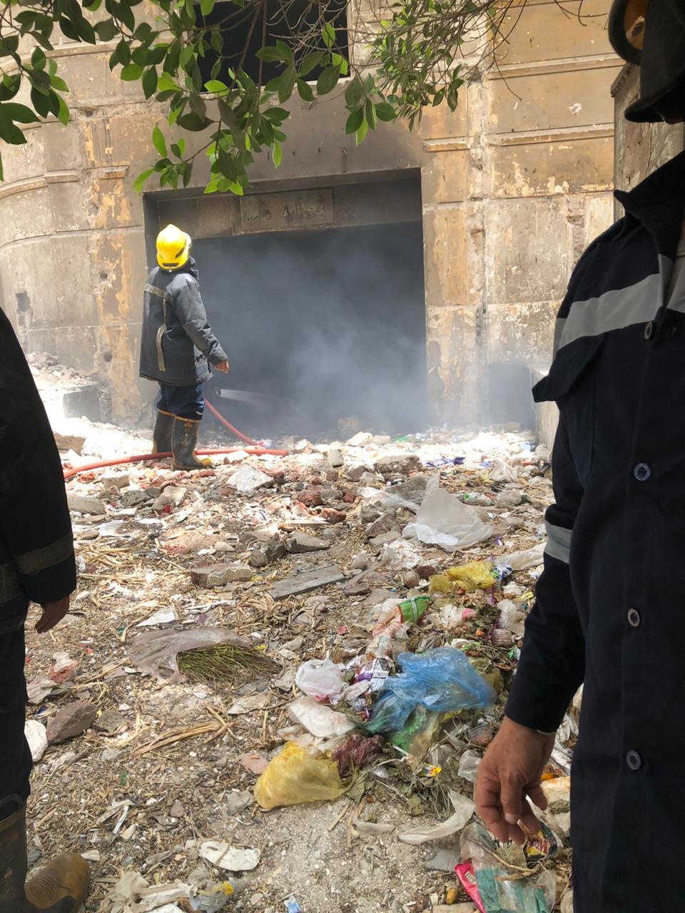 &nbsp;اندلاع حريق داخل فيلا بمصر الجديدة