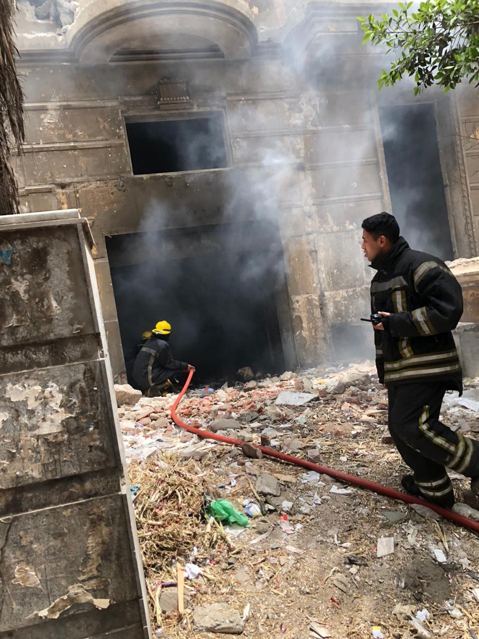 &nbsp;اندلاع حريق داخل فيلا بمصر الجديدة