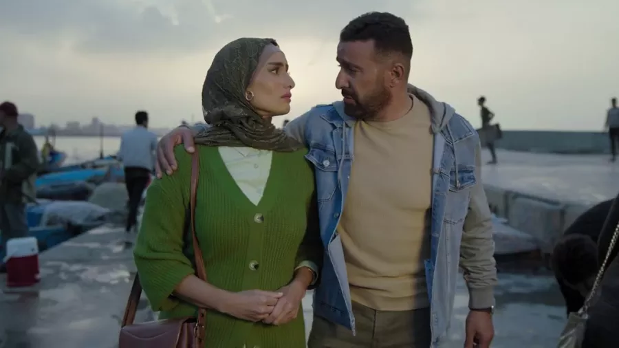 زينة وأحمد السقا من مسلسل العتاولة 2