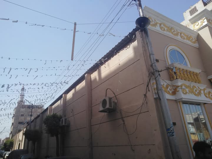 حديقة الأسرة بعد تاجيرها وتحويلها لقاعة أفراح حالياً