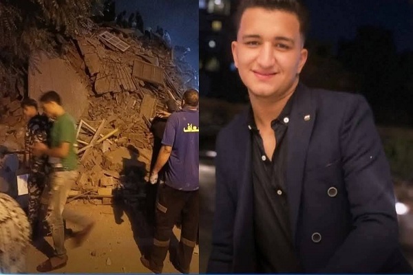 حسام طالب الثانوية العامة ضحية عقار السيدة زينب