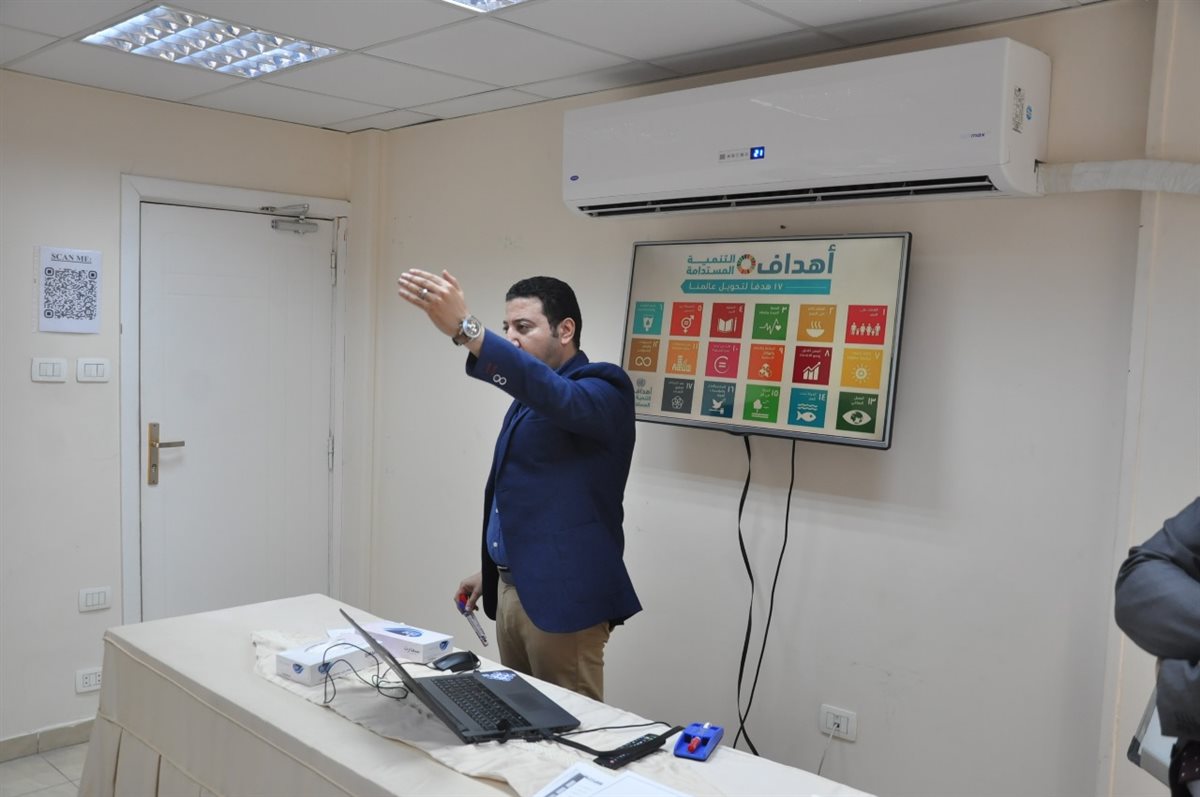 جانب من البرنامج التدريبي لشركة السهام البترولية تحت عنوان