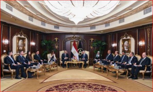 وزير الداخالية الصربي في ضيافة اللواء محمود توفيق وزير الداخلية المصري 