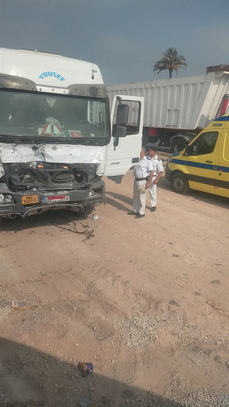 حادث تصادم الطريق الإقليمي بالمنوفية