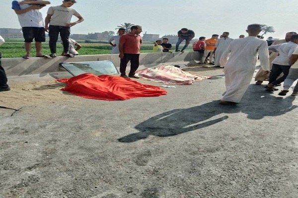 حادث تصادم الطريق الإقليمي بالمنوفية 