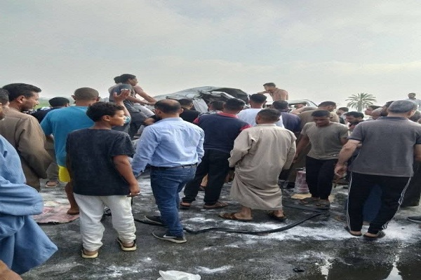 حادث تصادم الطريق الإقليمي بالمنوفية 