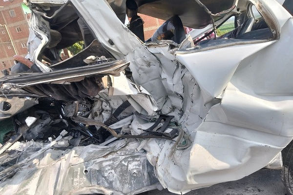 حادث تصادم الطريق الإقليمي بالمنوفية 