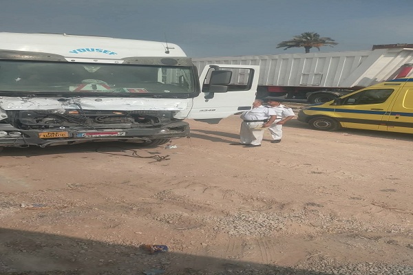 حادث تصادم الطريق الإقليمي بالمنوفية 
