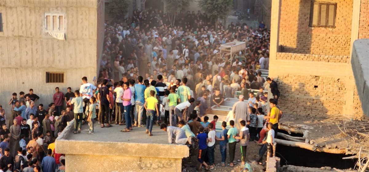 تشييع جثامين الضحايا الـ 19 في حادث الدائري الإقليمي