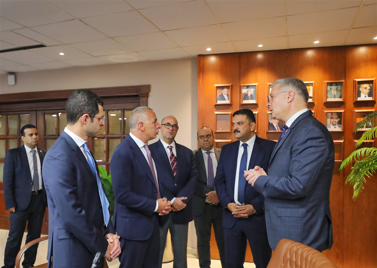 جانب من مراسم توقيع مذكرة تفاهم بين الهيئة المصرية العامة للثروة المعدنية وشركة السويدي كاب للاستثمارات