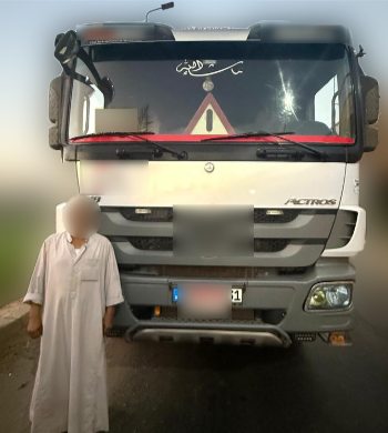 القبض على قائد سيارة نقل ثقيل لسيره عكس الإتجاه بالدقهلية 