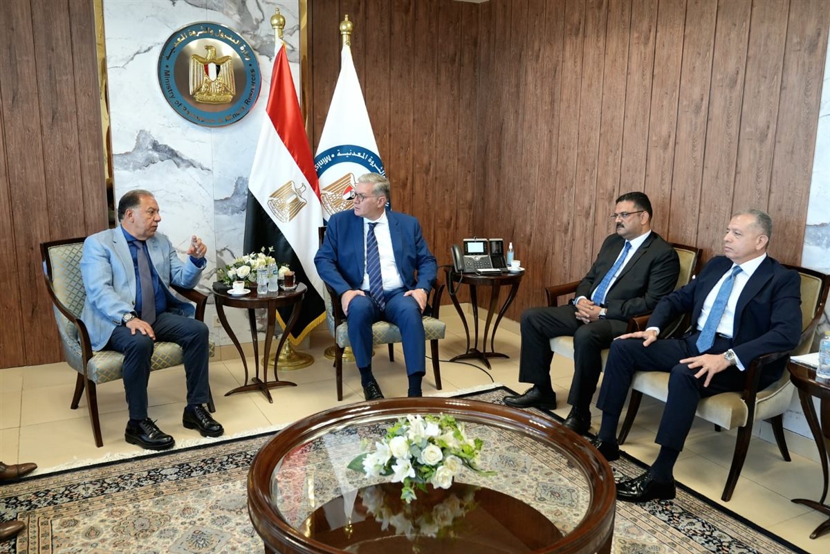 جانب من لقاء وزير البترول والثروة المعدنية والدكتور شريف الجبلي رئيس غرفة الصناعات الكيماوية باتحاد الصناعات