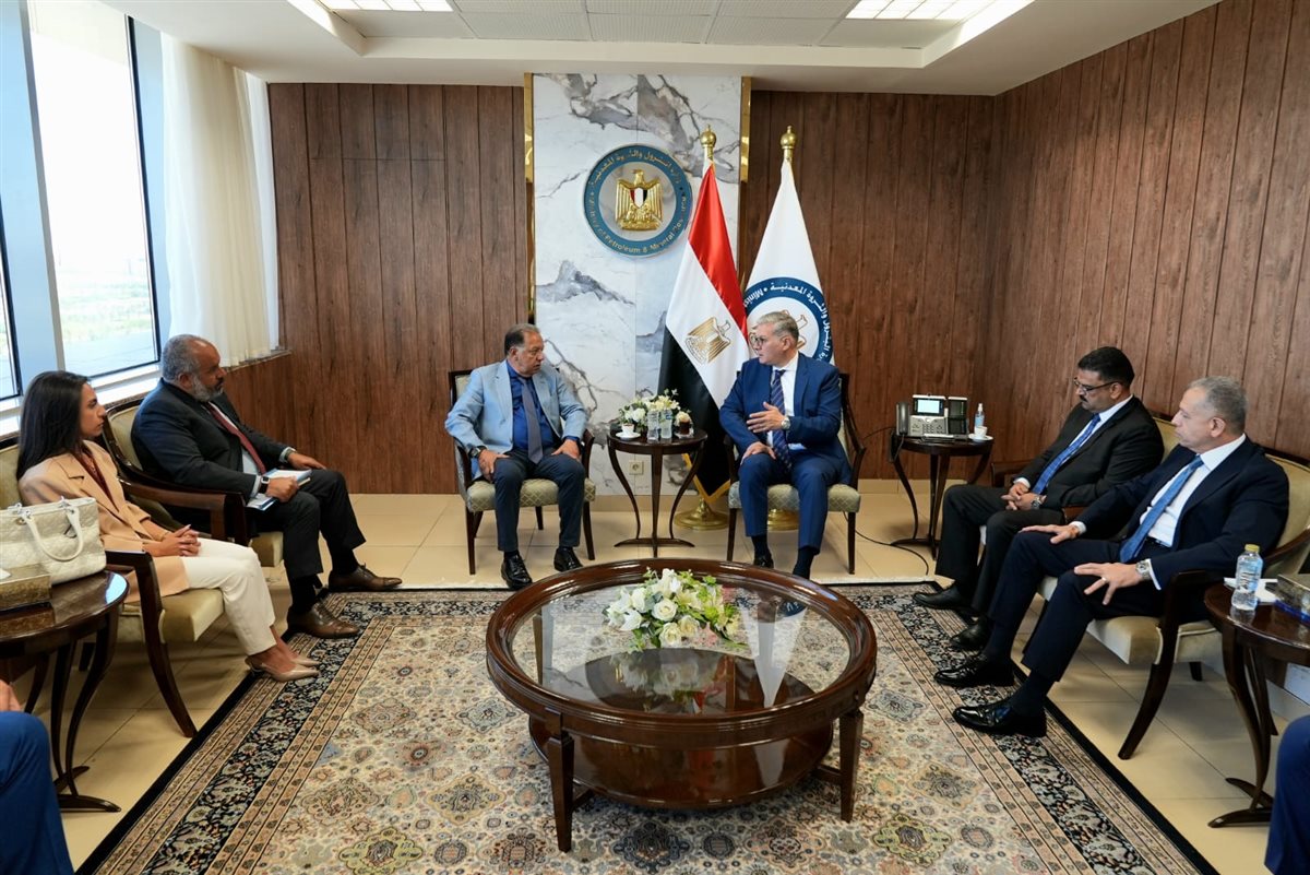 جانب من لقاء وزير البترول والثروة المعدنية والدكتور شريف الجبلي رئيس غرفة الصناعات الكيماوية باتحاد الصناعات