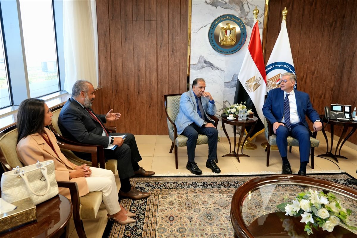 جانب من لقاء وزير البترول والثروة المعدنية والدكتور شريف الجبلي رئيس غرفة الصناعات الكيماوية باتحاد الصناعات