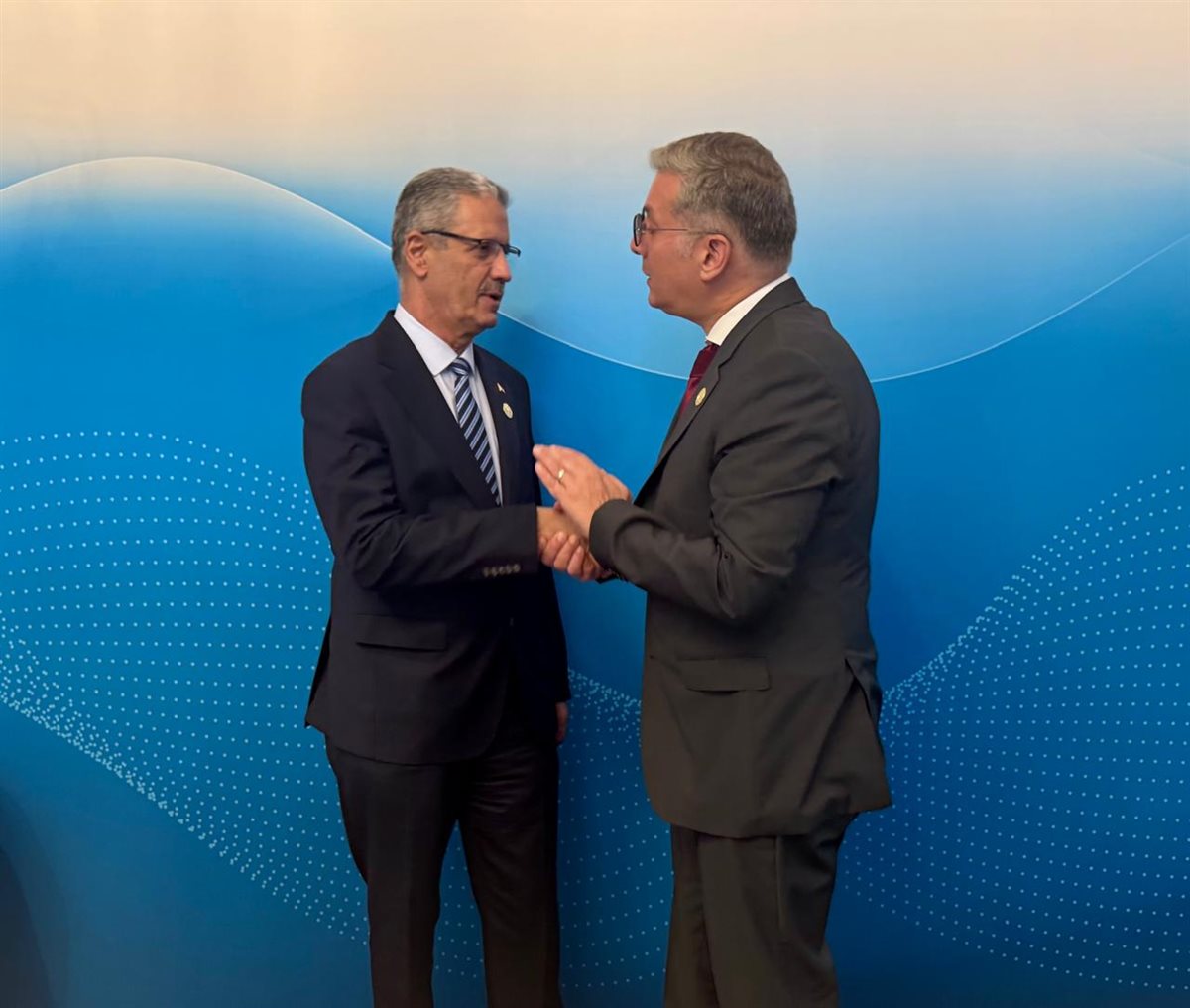 جانب من لقاء وزير البترول والثروة المعدنية ووزير النفط العراقي والوفد المرافق له لبحث سبل التعاون بين البلدين