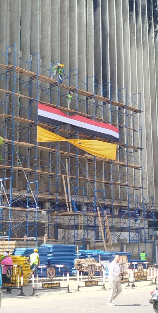 المقاولون العرب تبدء ترميم سنترال رمسيس