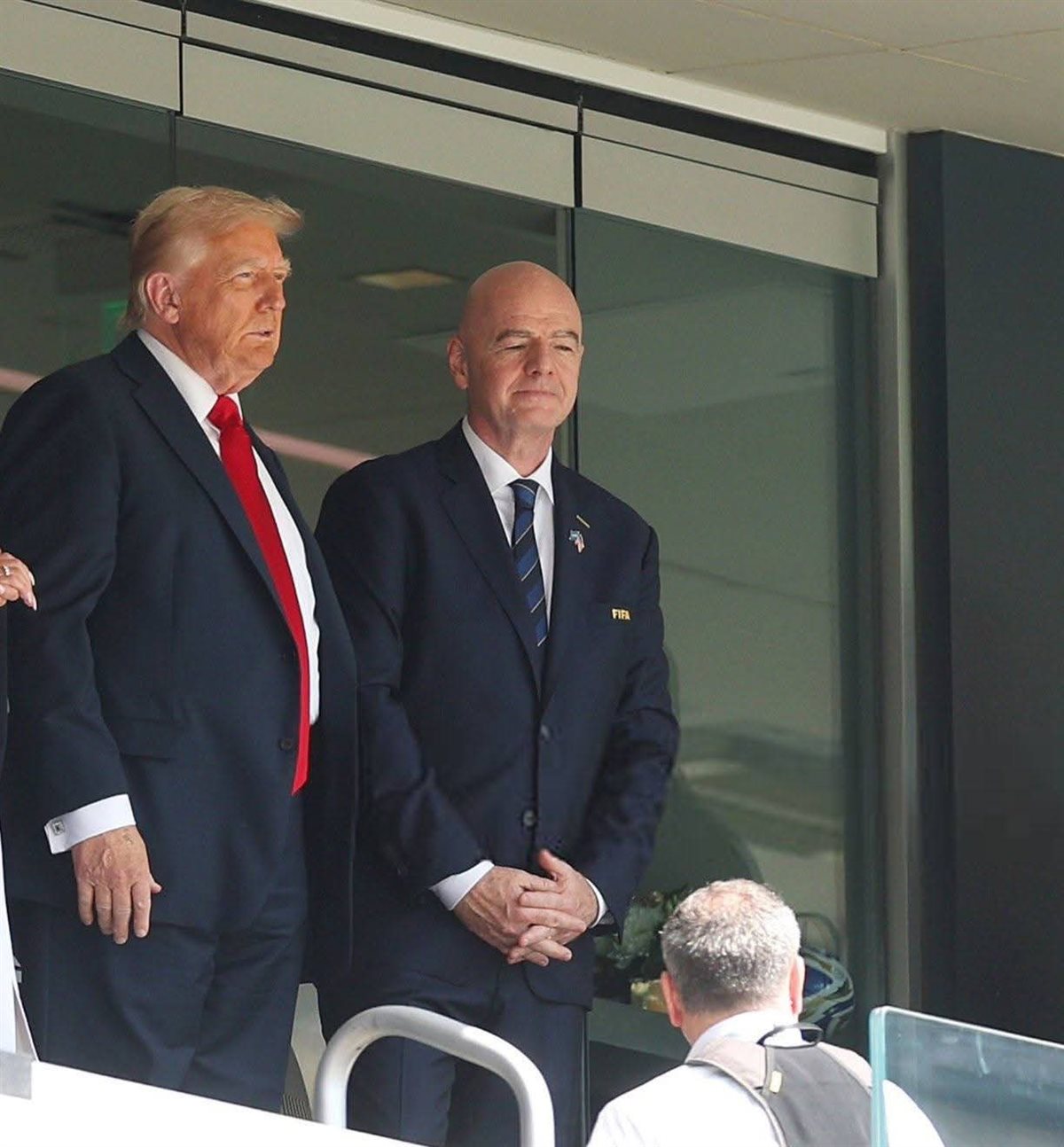 ترامب رفقة جياني إنفانتينو رئيس الفيفا