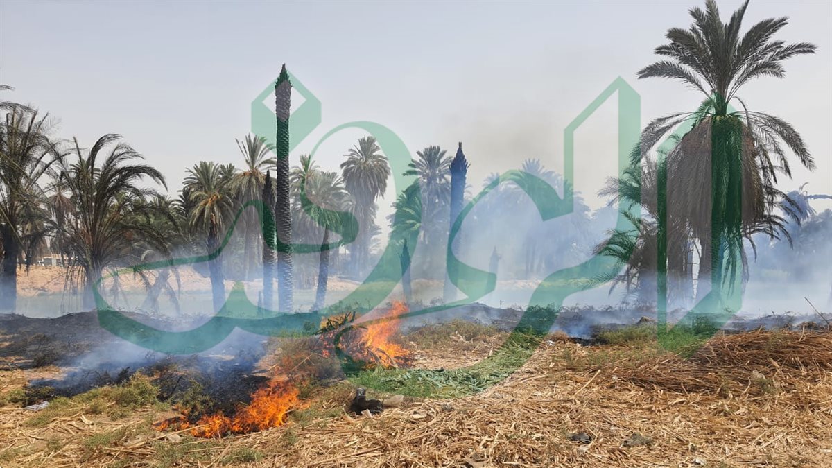 حريق منطقة الاشراف