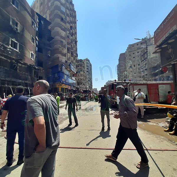 حريق محلات الخصوص