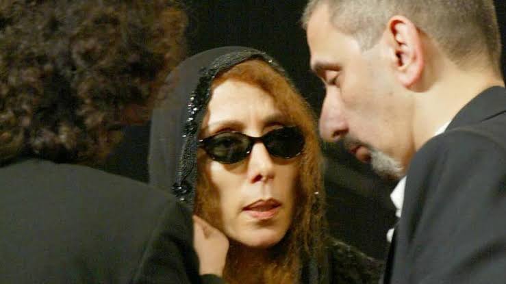 فيروز من عزاء زياد الرحباني