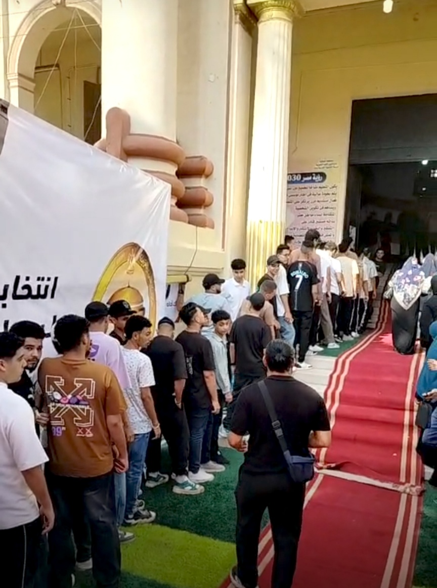 طوابير ناخبين 
