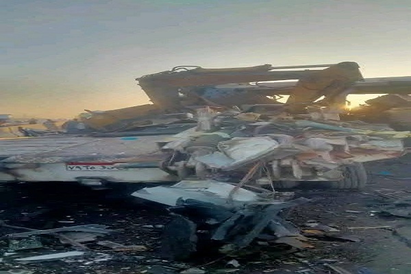 حادث الطريق الصحراوي الشرقي بالجيزة