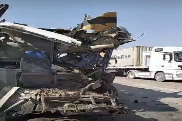 حادث الطريق الصحراوي الشرقي بالجيزة