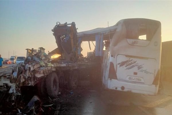 حادث الطريق الصحراوي الشرقي بالجيزة