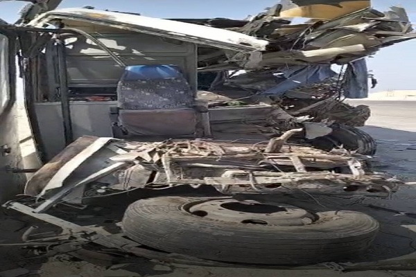 حادث الطريق الصحراوي الشرقي بالجيزة
