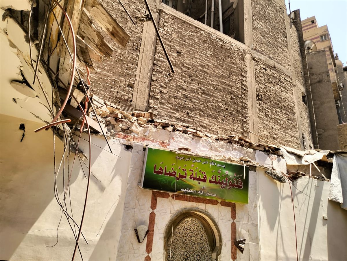 كارثة في مسجد علي الأنصاري ببولاق