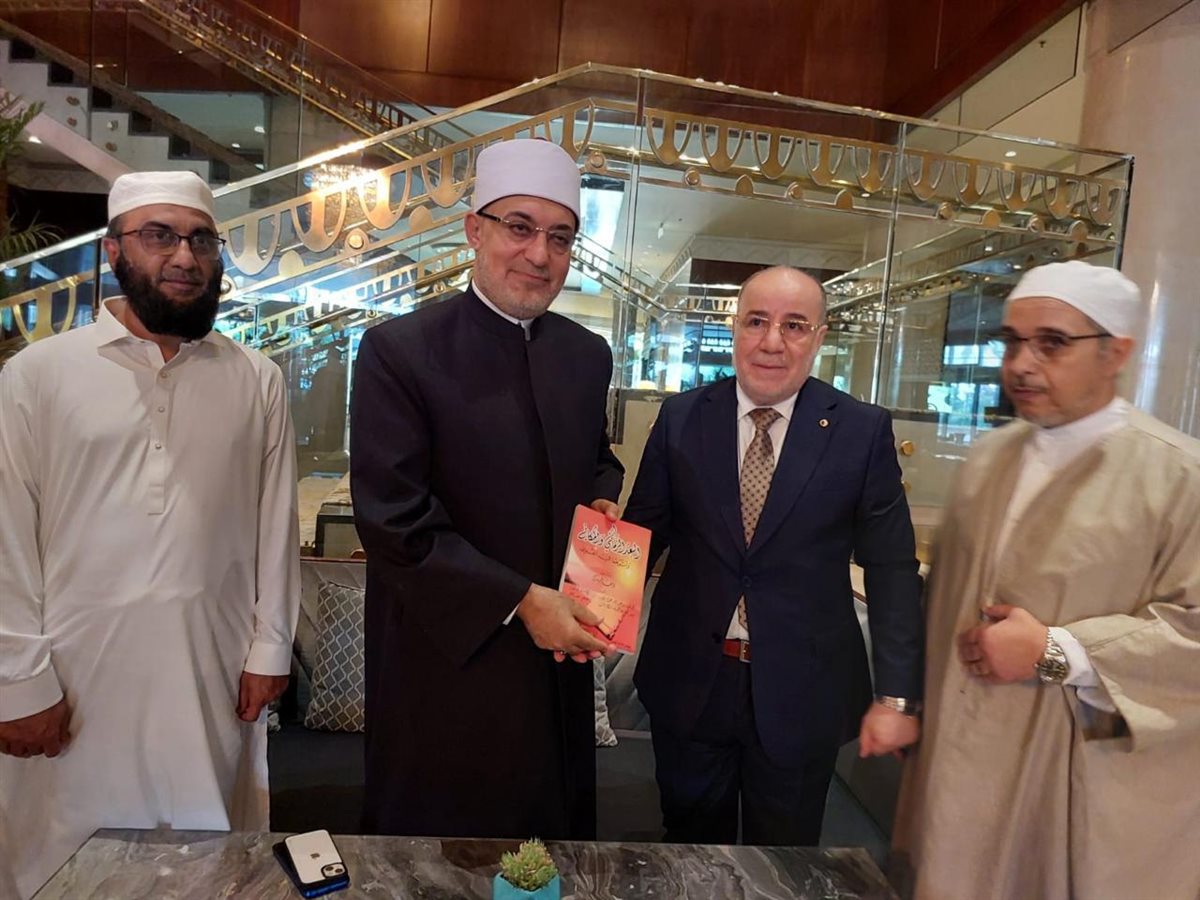 مفتي الجمهورية يودع الوفود المشاركة في المؤتمر العالمي العاشر للإفتاء