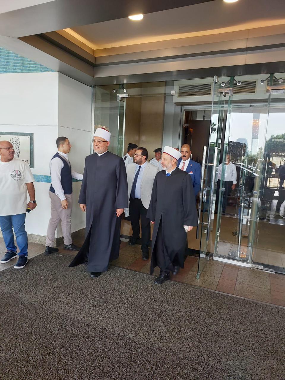 مفتي الجمهورية يودع الوفود المشاركة في المؤتمر العالمي العاشر للإفتاء